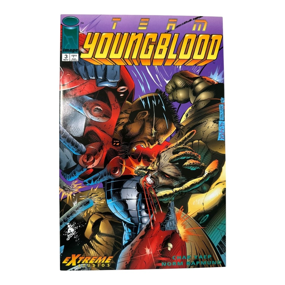 Image Comics‎ Team Youngblood #3 Comic Book November 1993 Extreme Studios